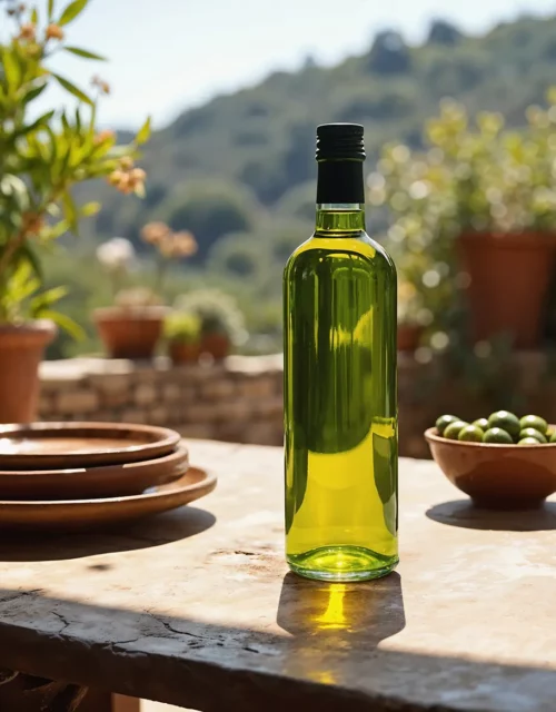 Huile d’olive extra vierge - bouteille en verre